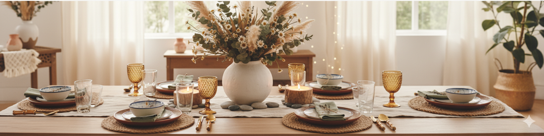 Mesa Posta Boho: Celebre a Arte de Receber com Liberdade e Charme