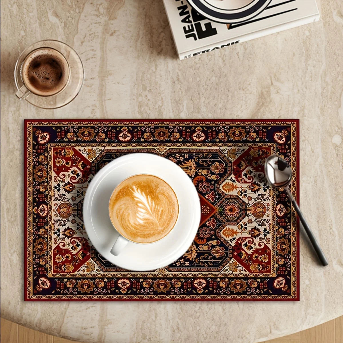 Jogo americanocom isolamento térmico, estilo boho