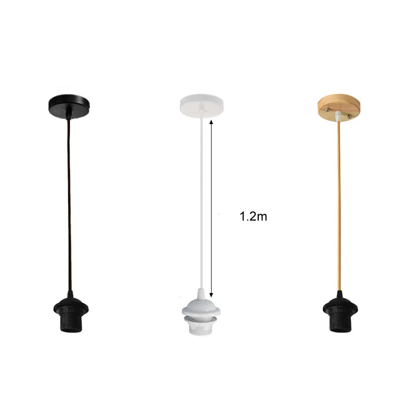 Luminária pendente de vime, trançados à mão