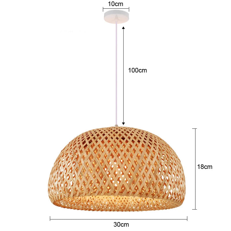 Luminárias pendentes Rattan