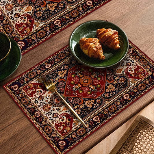 Jogo americanocom isolamento térmico, estilo boho