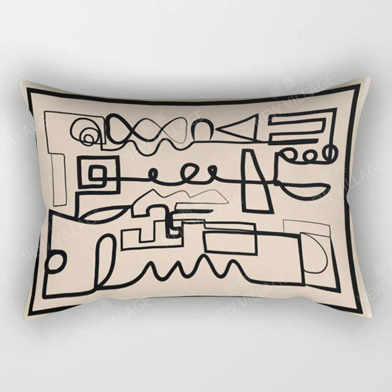 Capa de almofada para decoração de casa nórdica de outono