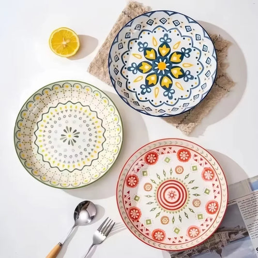 Prato de cerâmica coleção Bohemian