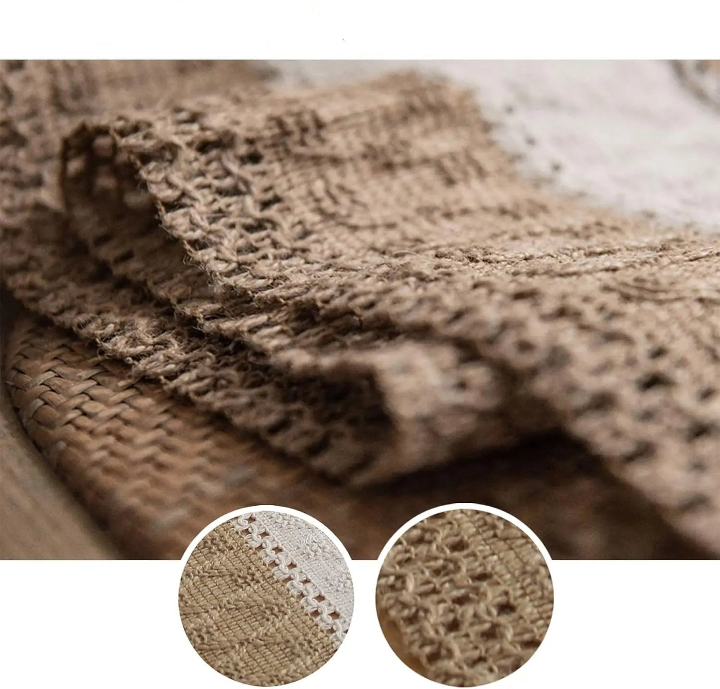 Caminho de mesa Boho para decoração de casa